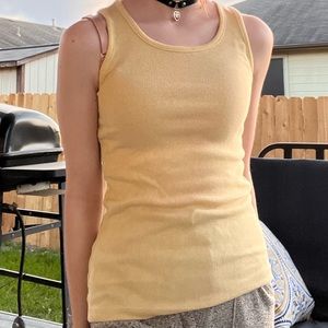 Yellow (wonder nation) tank top juniors L (10/12)